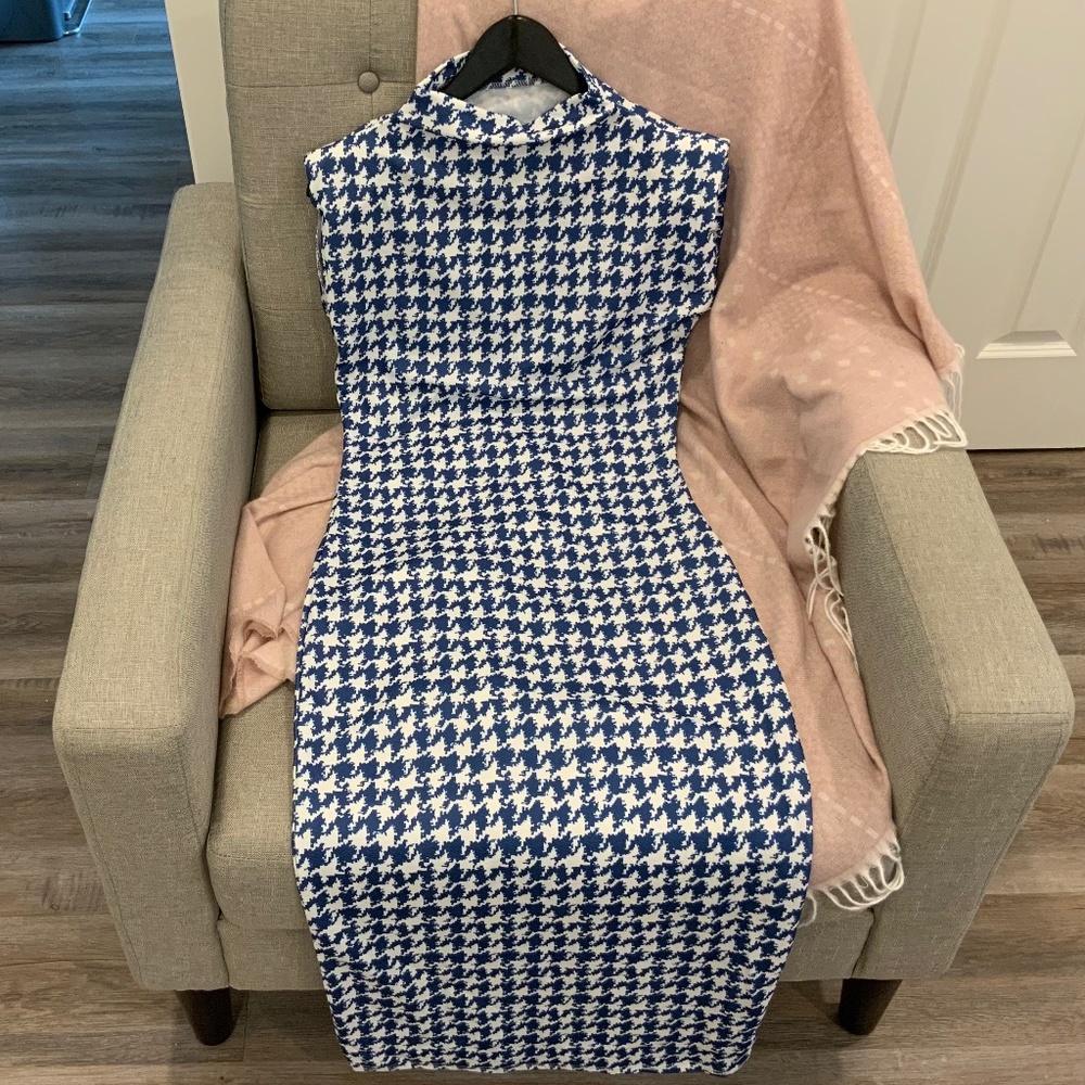 Mock Neck Bodycon Dress